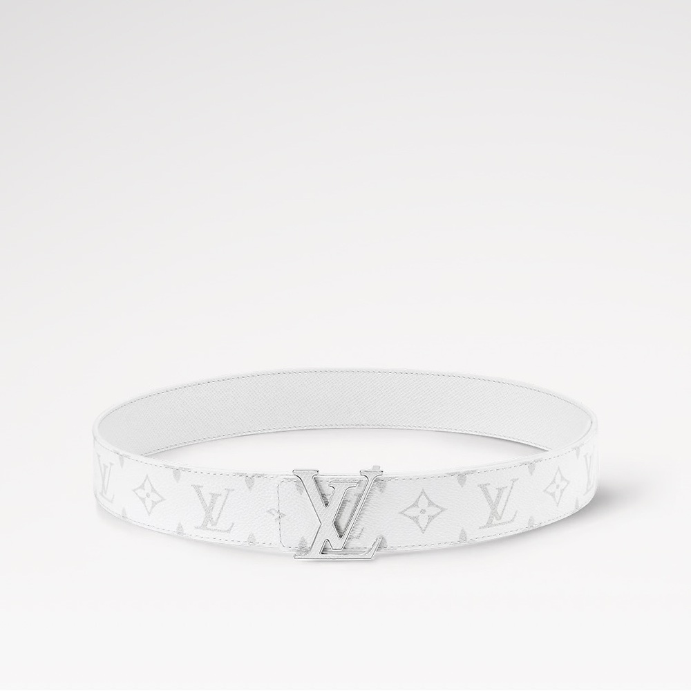 Louis Vuitton White Monogram Belt